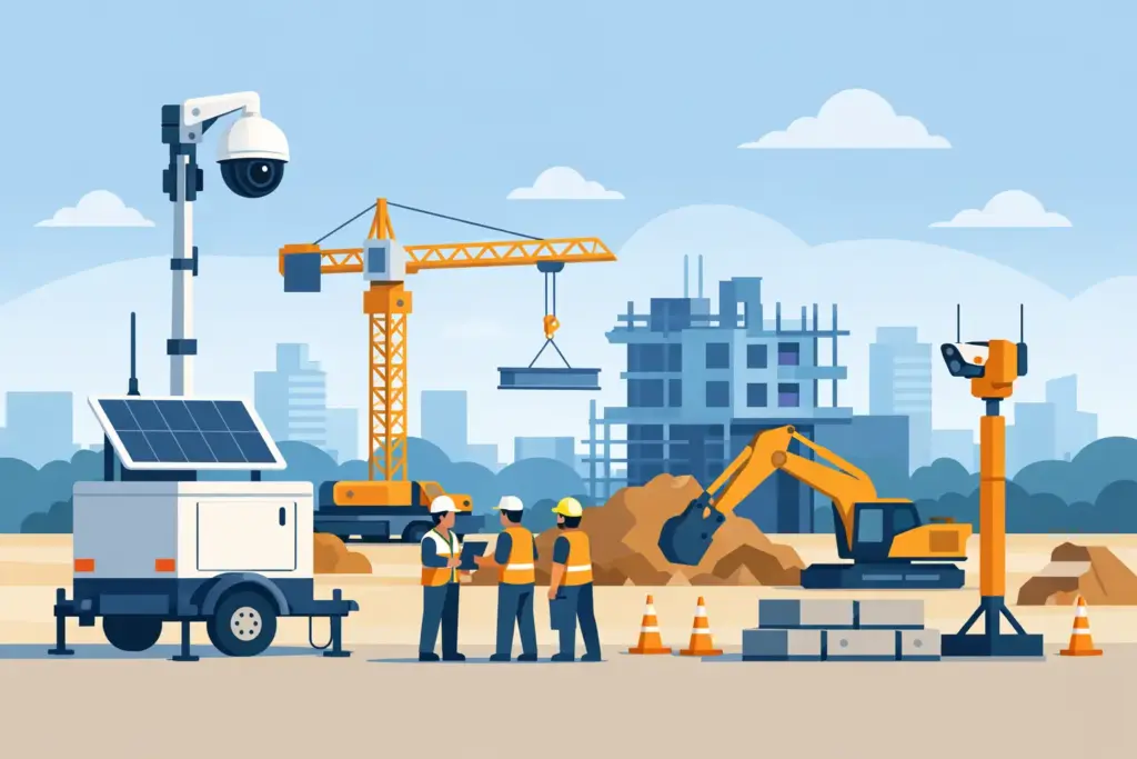 Temporary CCTV for Construction Sites