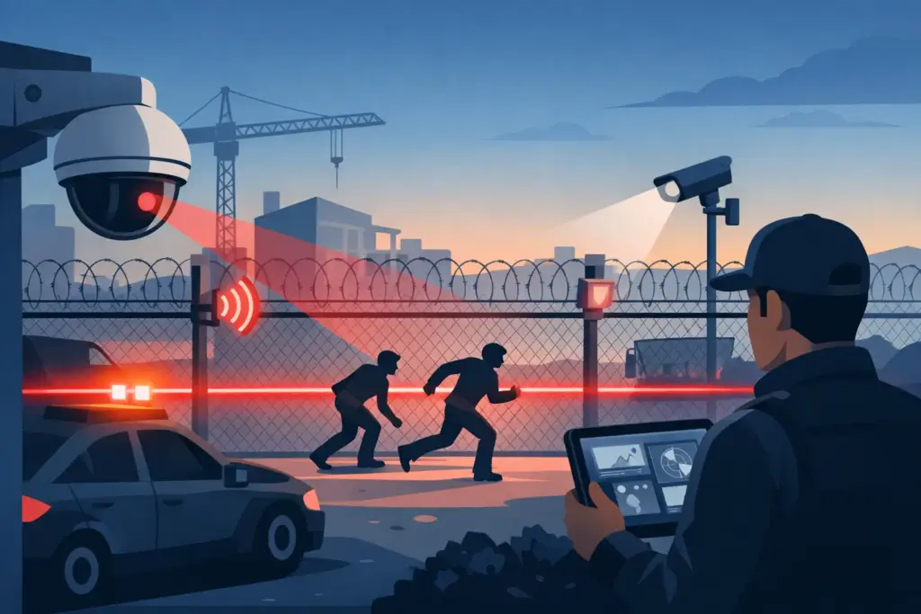 Perimeter Intrusion Protection for Active Sites