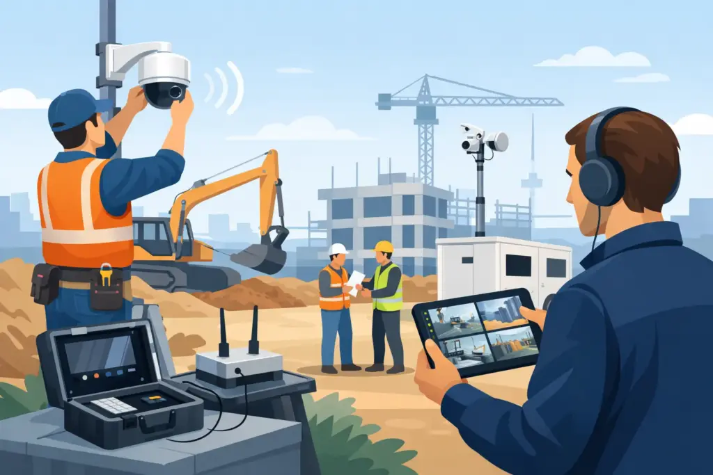 How to Deploy CCTV Quickly on an Active Site