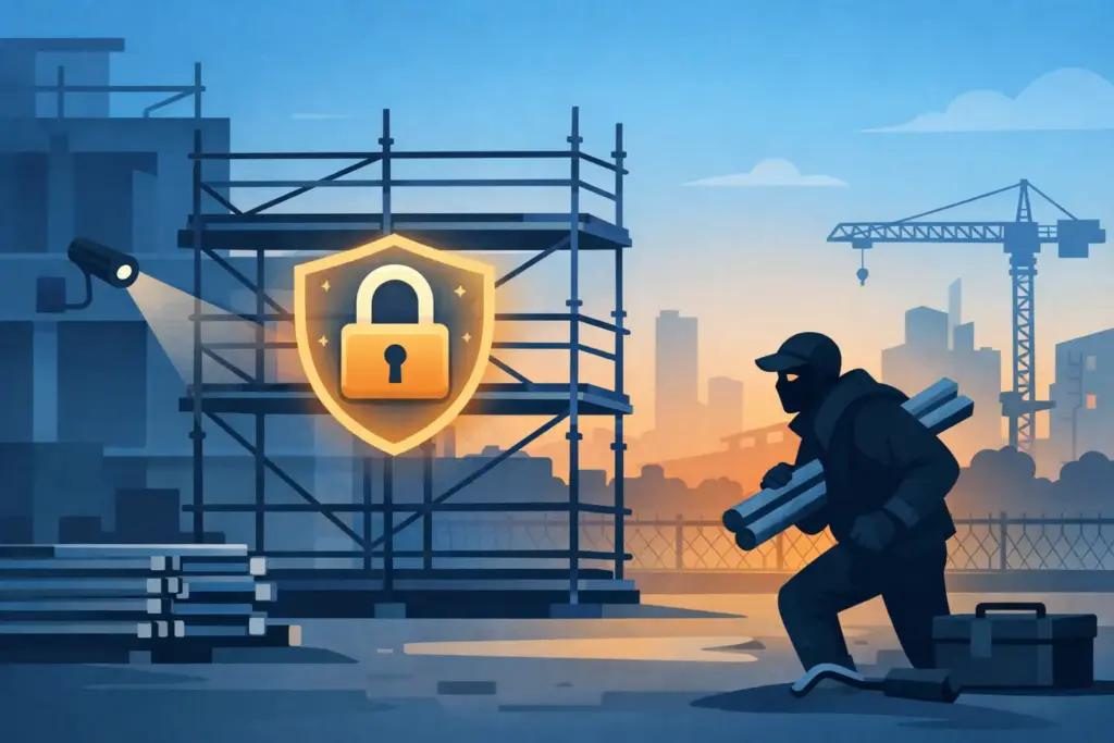 How to Prevent Scaffold Theft on Active Sites