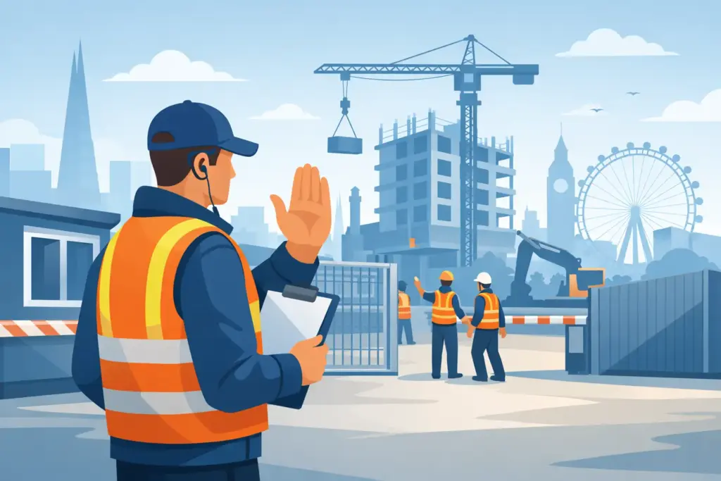 What a London Construction Site Gateman Delivers