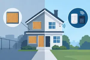 Vacant Property Boarding or Alarms - Which Works